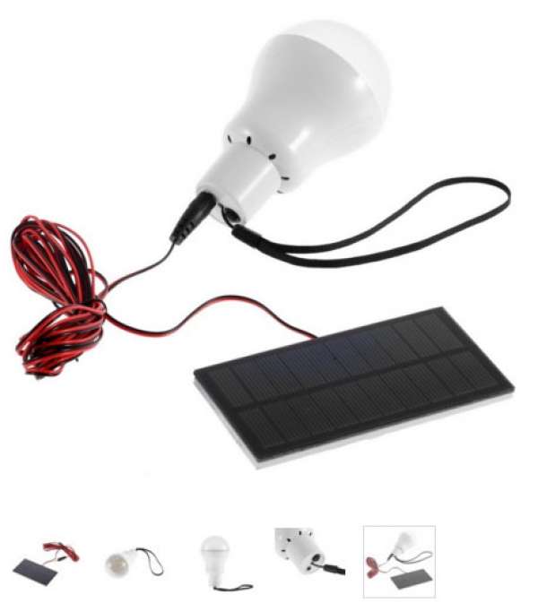 Portable Solar Power LED Bulb 